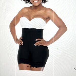 SALOME Strapless Shape Wear Color Black Made in  Colombia  Faja Size XL NWOT